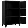 Filing Cabinet with 6 Doors Industrial Black 75x40x120 cm Steel Image 2