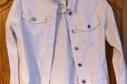 White denim jacket size M new