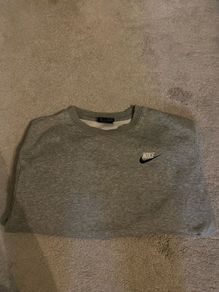 grey nike jumper