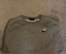 grey nike jumper