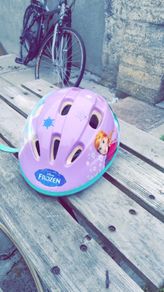 Frozen childs safety helmet