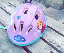 Frozen childs safety helmet