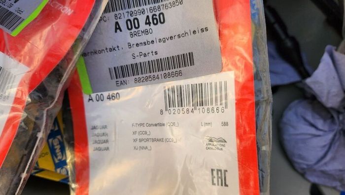 Jaguar XF ,XJ, parts brand new