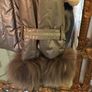 Woman short coat. With raccoon fur. Size M. As new Image 2