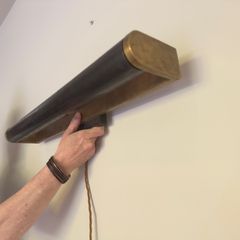 Brass and Copper Wall Light