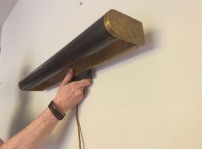 Brass and Copper Wall Light