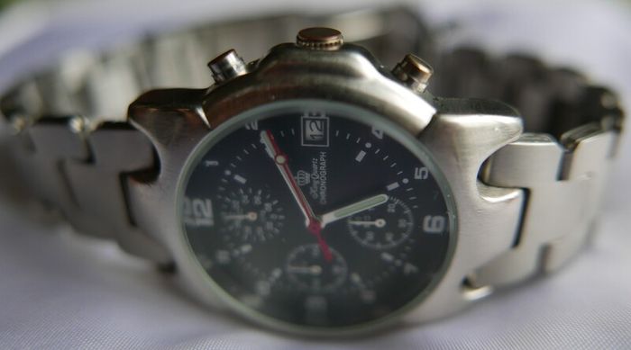 King QUARTZ CHRONOGRAPH Stainless Steel-atm Water Resistant Watch
