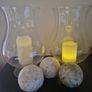 2 Large Delicate Glass Vases Image 7