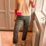 Leopard jeans Image 2