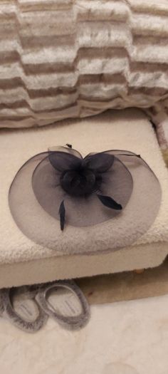 Navy fascinator