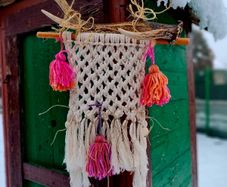 Decoration  with deer antler