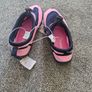 Pepperts! kids aqua shoes pink and navy Image 2