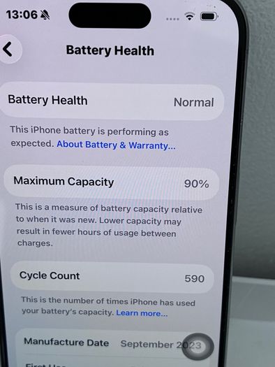 iPhone 15 Pro Black Titanium 256 GB Unlocked
