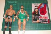WWE Figures + Giant Inflatable Hand