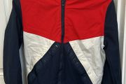 Tommy Hilfiger Bomber Jacket Mens Large Multicoloured Lightweight Nylon Zip Up