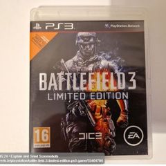 Battle Field 3 Limited Edition PS3 Game