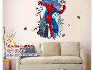 main image for ad Spiderman Action Wall Sticker