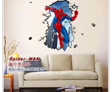 Spiderman Action Wall Sticker