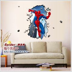 Spiderman Action Wall Sticker