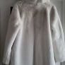 Diane Von Furstenberg White Faux Fur Coat - Sz 12-16UK - Rrp 690 - BNWT Image 9