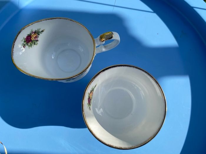 Elizabethan bone china sugar bowl and milk jug