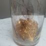 TALL Glass Gold embossed Vase Image 4