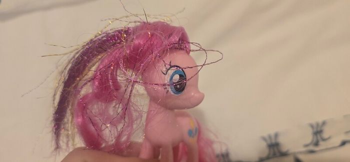 Rarity Glitter Tinsel Brushable 3inch Reboot MLP G4.5 G4 My Little Pony