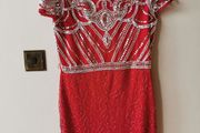 Red shift dress (boohoo)