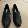 Marks & Spencer's Black Leather Loafers Size 3.5 Image 2
