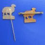 YOUNGS RAM BREWERY (Wandsworth, London) - promotional badges x 2 - stickpin & tiepin (1960's - 1980's) Image 2