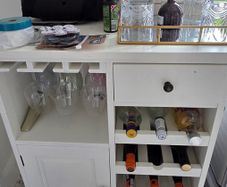 Lovely white drinks cabinet
