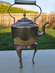 Vintage brass kettle