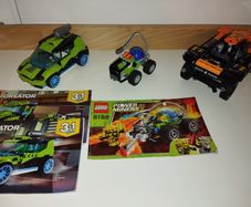 LEGO Vehicle Bundle Creator + Power Miners + Race Car