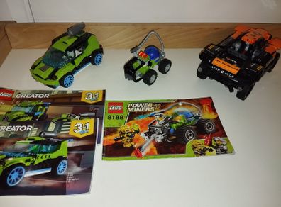 LEGO Vehicle Bundle Creator + Power Miners + Race Car