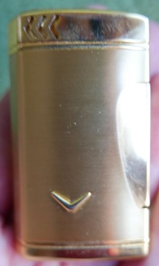 Vintage Ronson Gold Tone Lighter Made In England Tested In Original Box