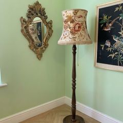 Large vintgae lampshade -shade only