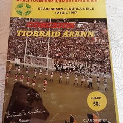 selection of hurling programmes pre 00