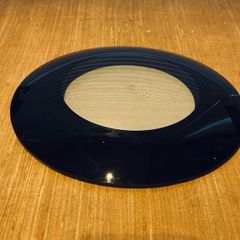 Black Glass Dome Shaped Photo Frame