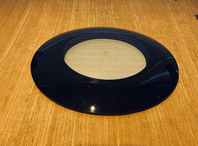 Black Glass Dome Shaped Photo Frame