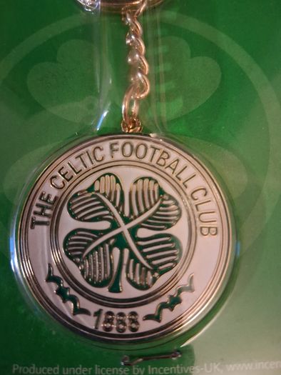 Celtic Keyring. Brand New In Factory Plastic. Not A Jersey. Collect In Dublin Or Receive Via Post.