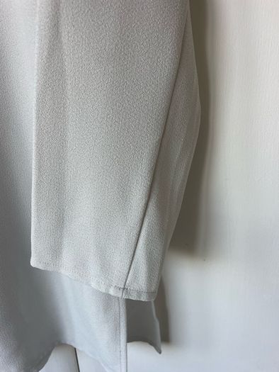 jacket grey green shade edge to edge blazer jacket size 12/14