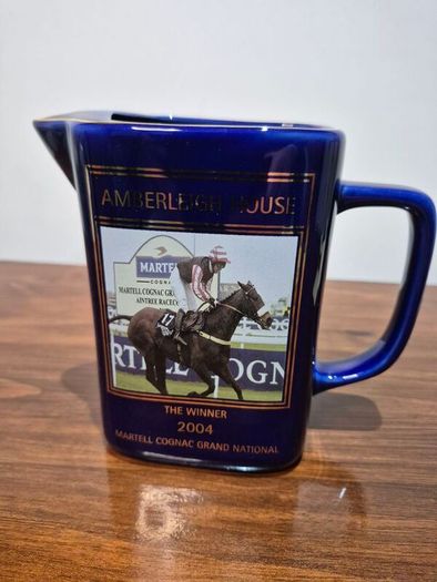 Vintage Martell Cognac 2004 Grand National Ceramic Water Jug - Limited Edition