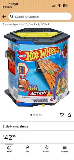 Hot Wheels Racetrack and Lorry with cars