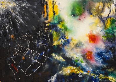 forest trap watercolour
