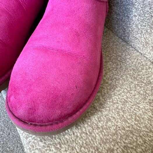 UGG Bailey Bow Pink Boots UK7.5