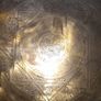 Beautiful Rare Old Very Large Brass Engraved Islamic Tray Image 2