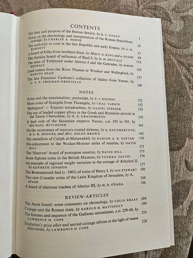 The Numismatic Chronicle  X 2 1977 & 1979. Both First Edition Hardback In Good Condition   See Photos For Same.