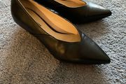 Top Shop leather Women's kitten heels