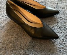 Top Shop leather Women's kitten heels