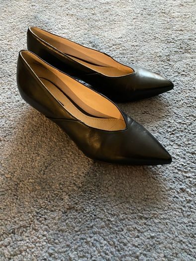 Top Shop leather Women's kitten heels